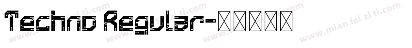 Techno Regular字体转换
